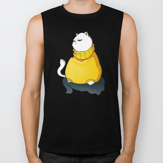 fat cat Biker Tank