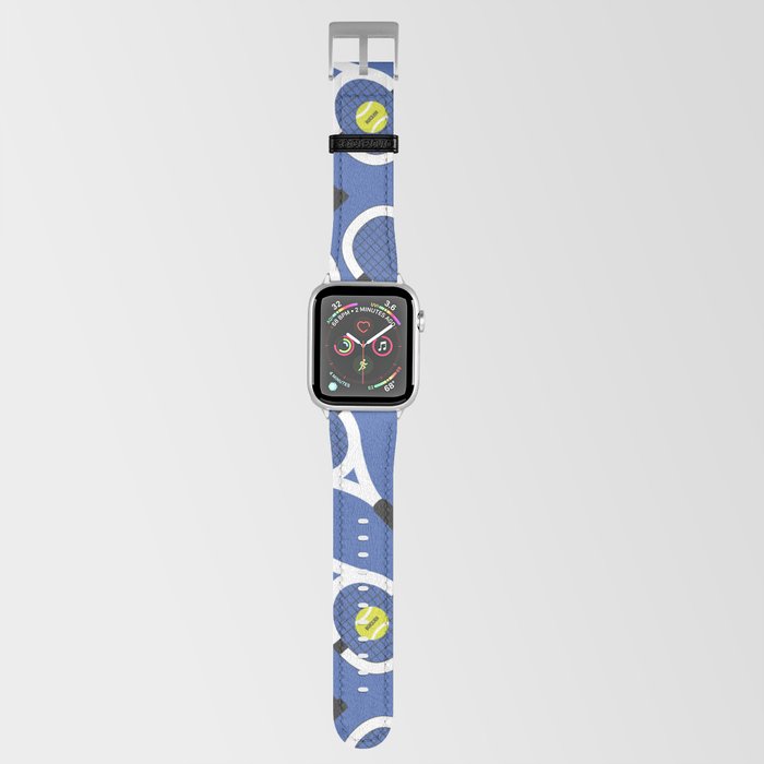 Tennis Pattern (Blue/White) Apple Watch Band