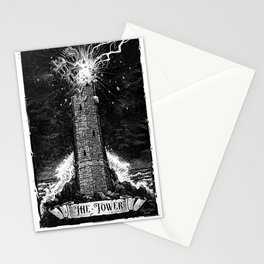 The Tower - Tarot Stationery Card