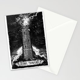 The Tower - Tarot Stationery Cards