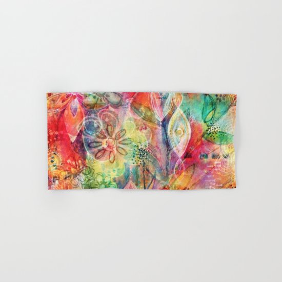 Summer Floral Dreams Hand & Bath Towel