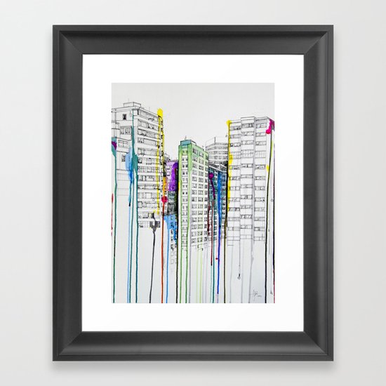 Hold Your Breath Framed Art Print