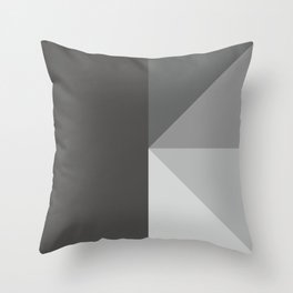 Grey Shades Throw Pillow