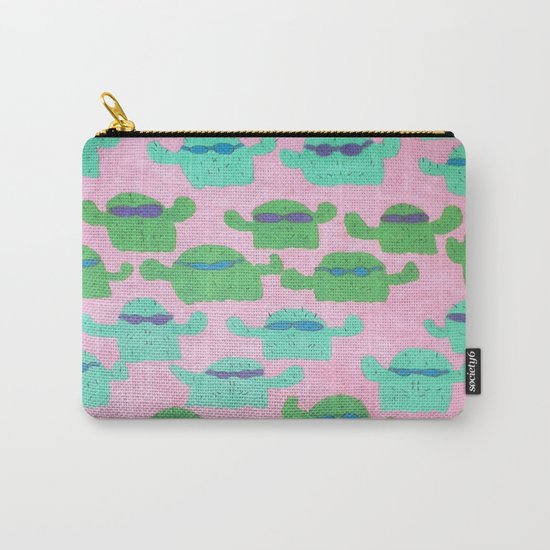 Cool Cactus Pattern Carry-All Pouch
