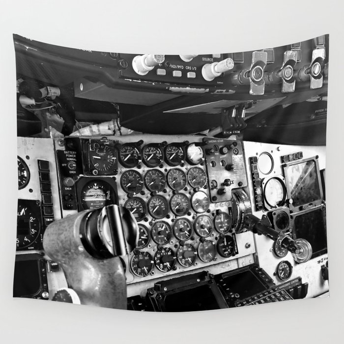 Cockpit Instruments #3  Wall Tapestry