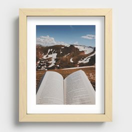 Book Break Recessed Framed Print