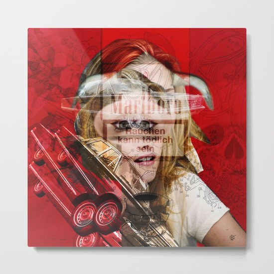 Solid Gold Metal Print