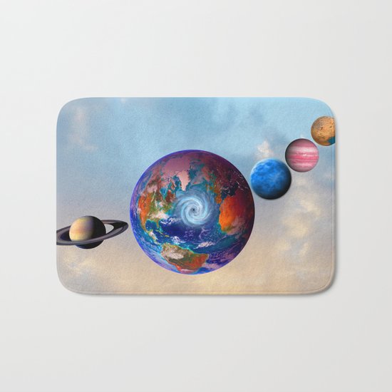 Gaia's friends #society6 Bath Mat