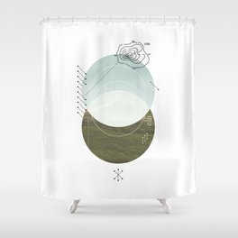 Topographic 01 Shower Curtain