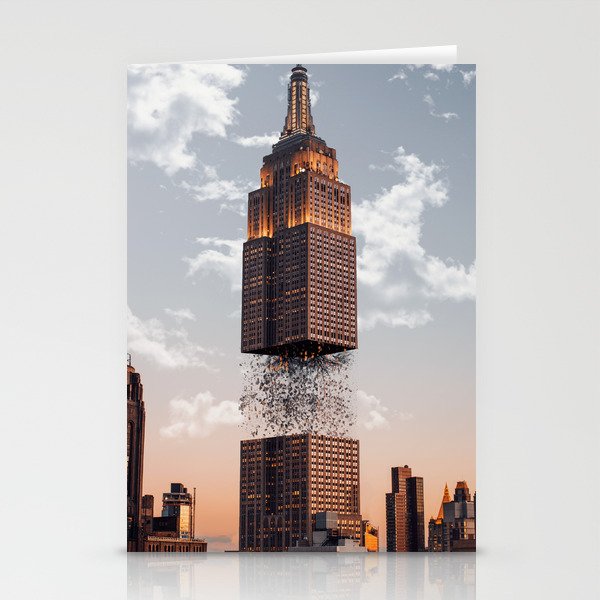 Empire State Of Mind Stationery Cards By Andrewgook Society6
