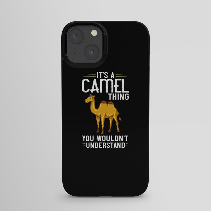 Bactrian Camel Riding Farmer Dromedary Rider iPhone Case