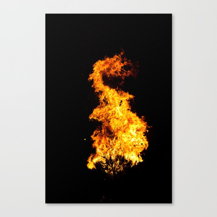 Flames Canvas Print