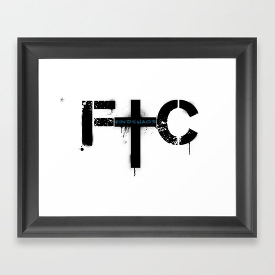 FindChaos - Logo Framed Art Print