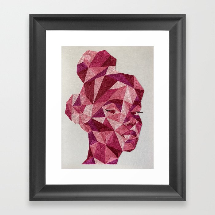 Excuse Me, What? Framed Art Print