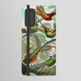Vintage Hummingbirds Decorative Illustration Android Wallet Case