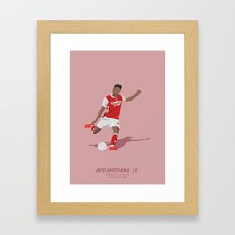 Aubameyang Goal Final FA Cup 2020 Framed Art Print