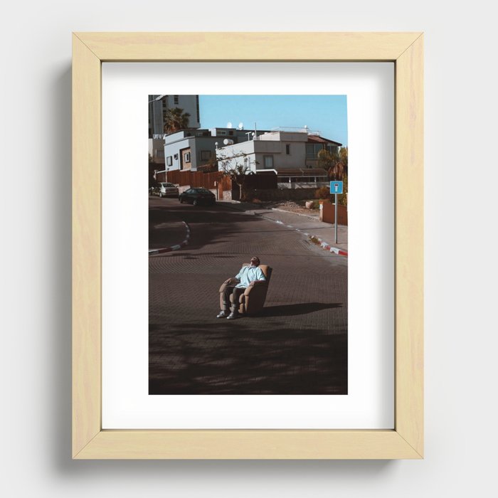 Street life  Recessed Framed Print