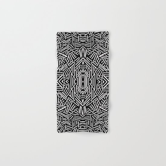 Radiate (BW) Hand & Bath Towel