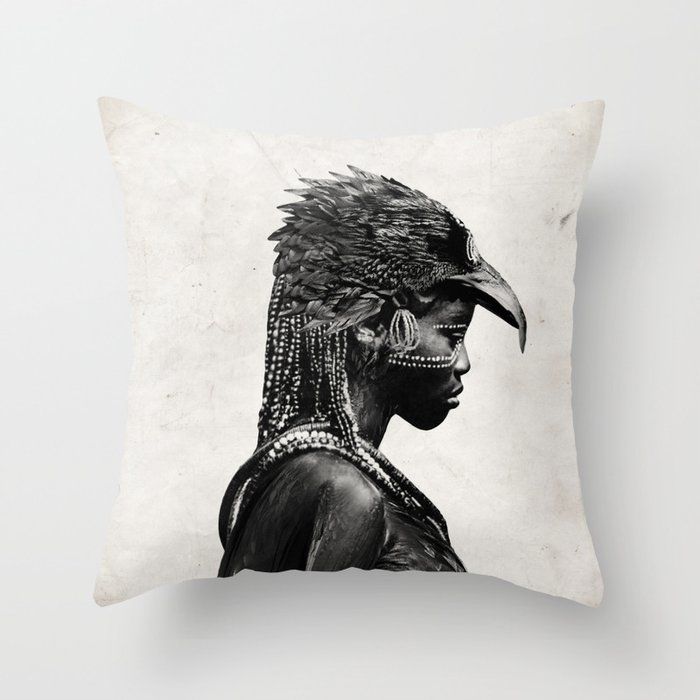 Raven Throw Pillow