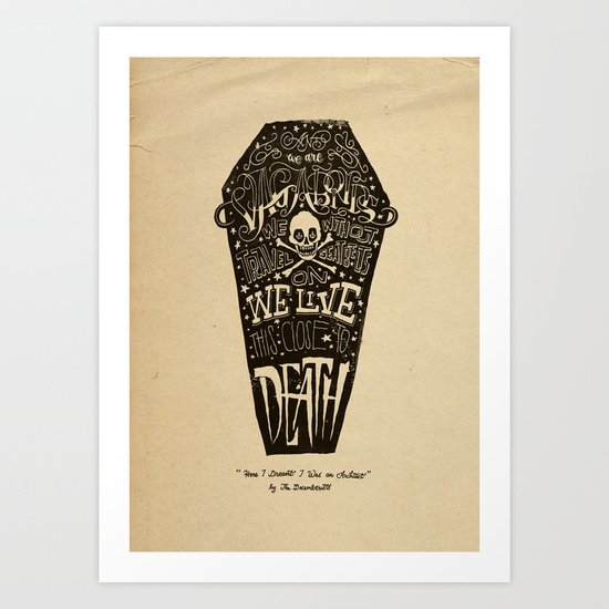 Lyrics & Type Art Print