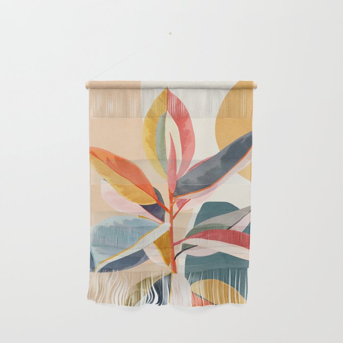 Colorful Branching Out 05 Wall Hanging