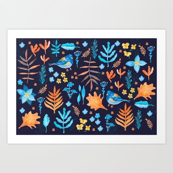Winter Nature Art Print