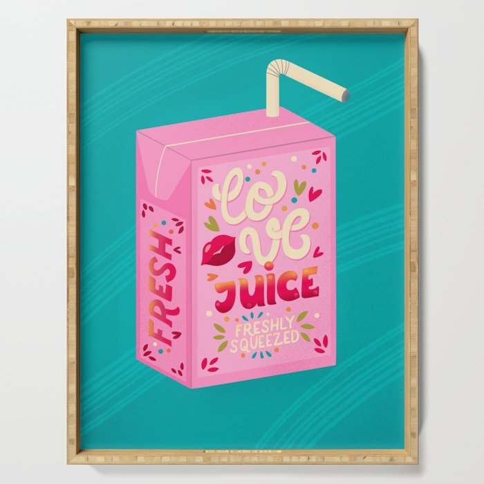 Love Juice Box Serving Tray