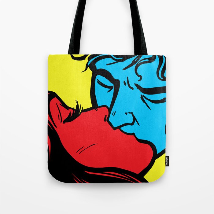 Iconic Kiss Tote Bag