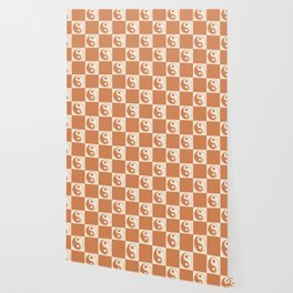 Yin Yang Checks, Boho Checkerboard  Wallpaper