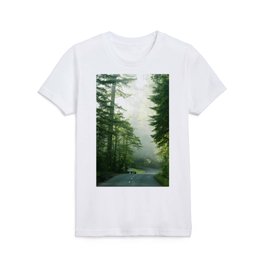 Road Through the Woods Kids T Shirt