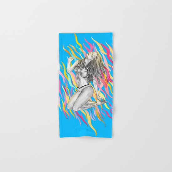 Ibiza Summer Flame Hand & Bath Towel
