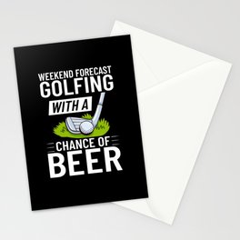 Golf Ball Golfing Player Golfer Training Beginner Stationery Card