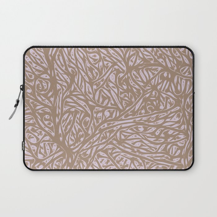 Summer Earth Color Saffron - Abstract Botanical Nature Laptop Sleeve