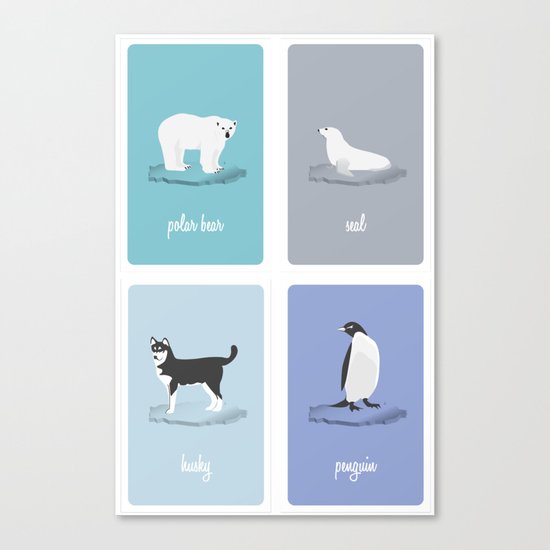 Polar Animal Series Canvas Print