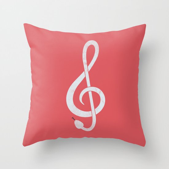 G Snake II Throw Pillow