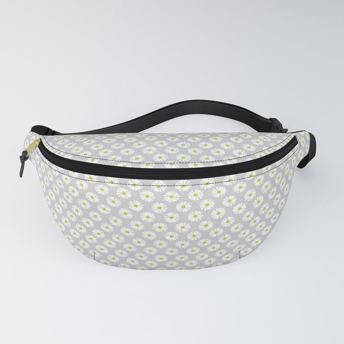 Daisies on Gray Fanny Pack