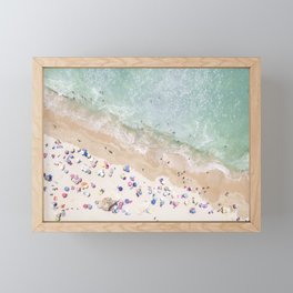 Pastel Beach Framed Mini Art Print