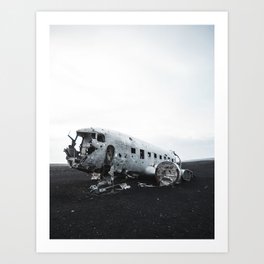 DC Plane Wreckage Art Print