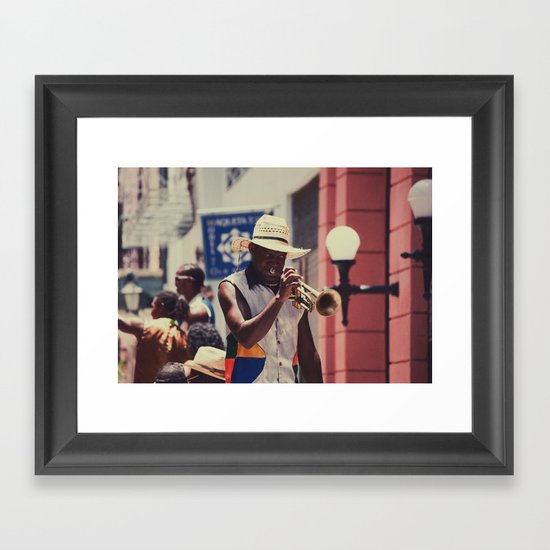 trumpeter Framed Art Print