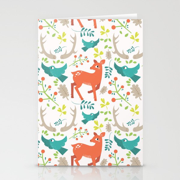 Forest Animals Stationery Cards