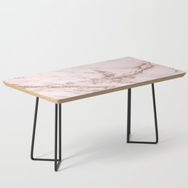 Soft Pink and Glitter Marble Collection Coffee Table