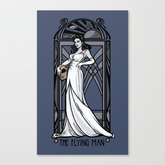 The Flying Man Canvas Print