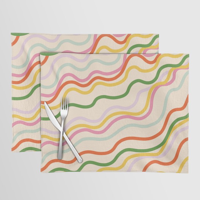 Candy lines Placemat