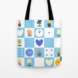 Color object checkerboard collection 5 Tote Bag