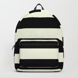 Preppy mid century modern minimalist Paris Chic Black And White Stripes Backpack | Geometricpattern, Elegant, Parisfashion, Abstractpattern, Striped, Scandinavian, Preppy, Minimalist, Mod, Blackwhitestripes 