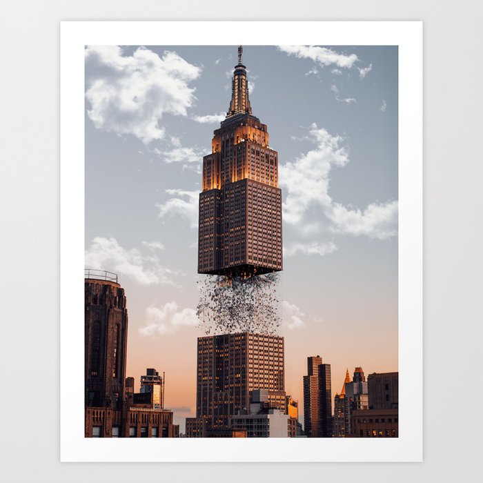 Empire State Of Mind Art Print By Andrewgook Society6