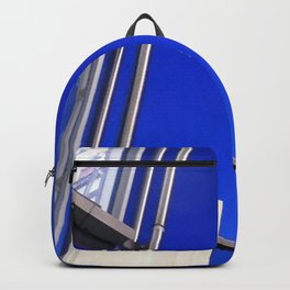 Blue Night Abstract Backpack