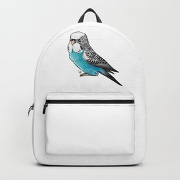 Blue Budgie Parakeet Backpack