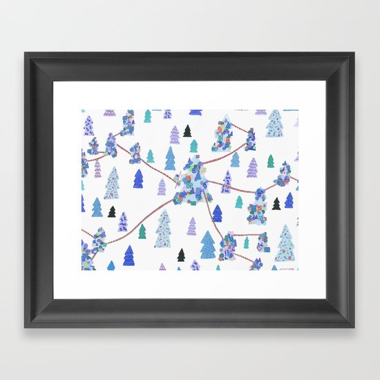 La Maison de Pays du Funambule Framed Art Print