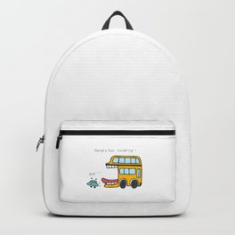 Hungry bus incoming ! Run ! Backpack